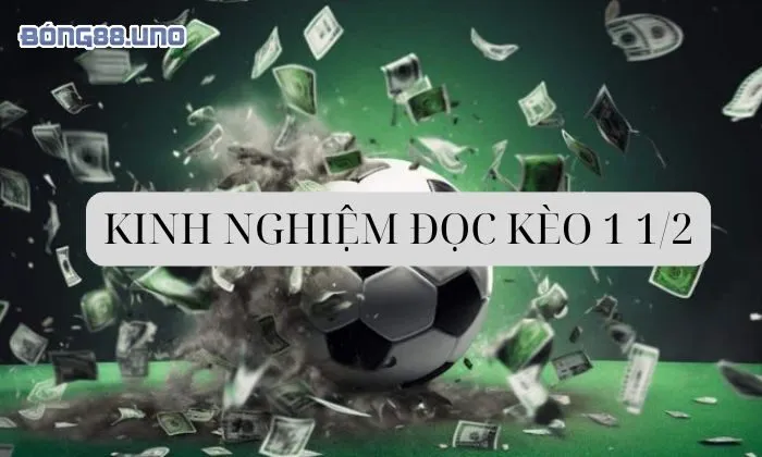 Kèo 1 1/2 Những lưu ý cần ghi nhớ khi đặt cược kèo 1 1/2